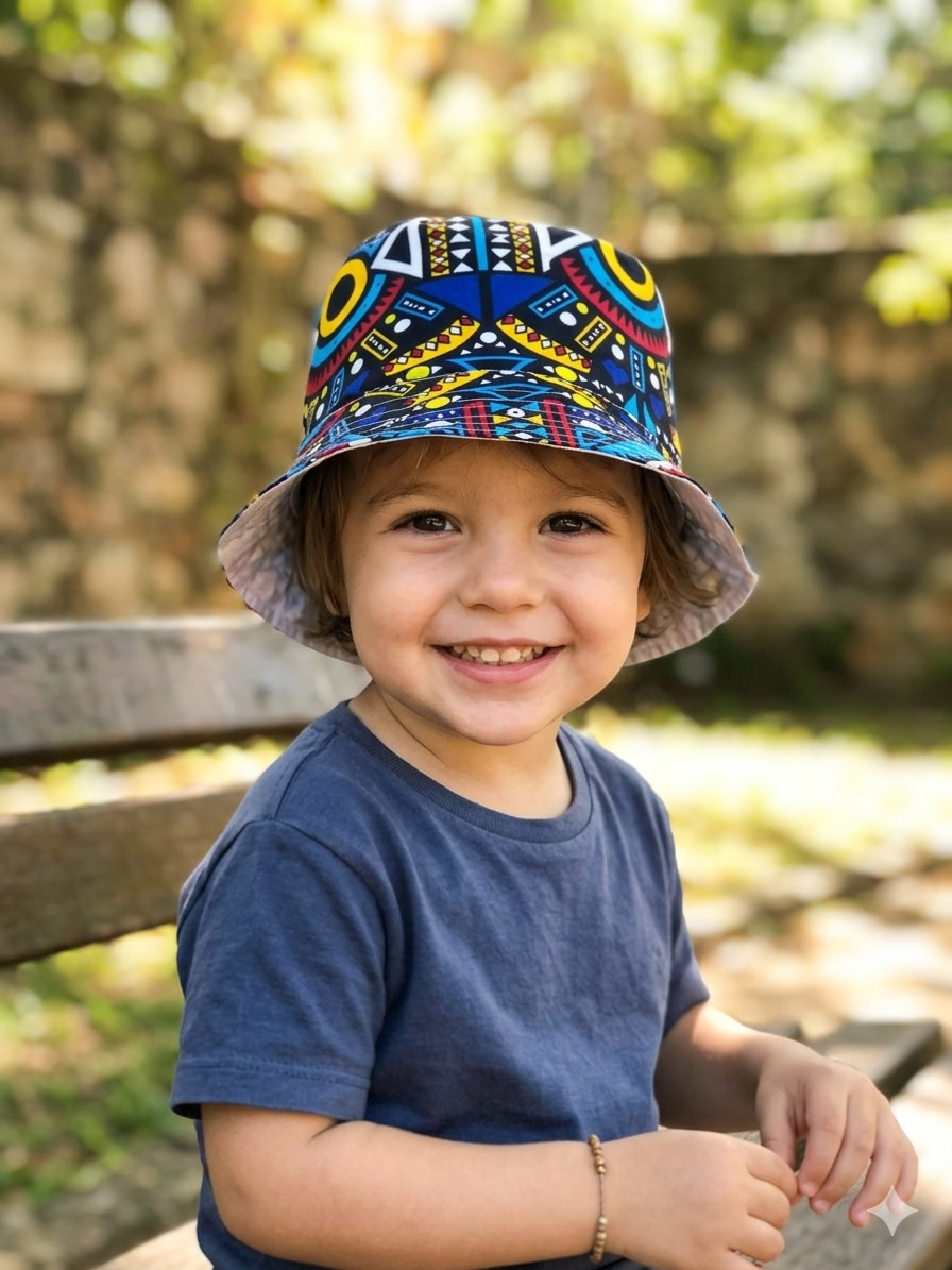 Bucket - Tecido Africano - Imagem 2